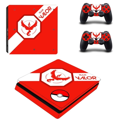 Pokemon go team valor decal skin for PS4 Slim Console and .. Pokemon go team valor decal skin for PS4 Slim Console and ..