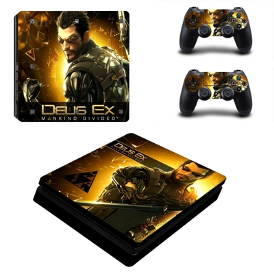 Deus Ex Mankind Divided decal skin for PS4 Slim Console an.. Deus Ex Mankind Divided decal skin for PS4 Slim Console an..