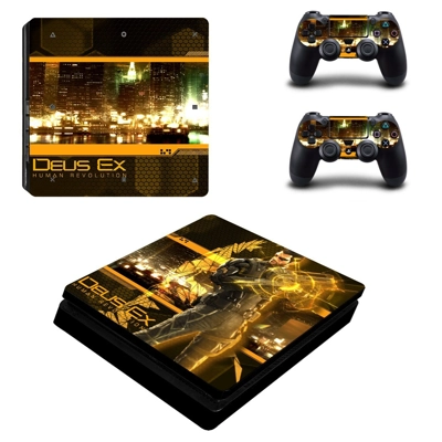 Deus Ex Mankind Divided decal skin for PS4 Slim Console an.. Deus Ex Mankind Divided decal skin for PS4 Slim Console an..