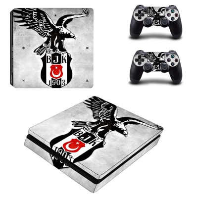Besiktas JK decal skin for PS4 Slim Console and two contro.. Besiktas JK decal skin for PS4 Slim Console and two contro..
