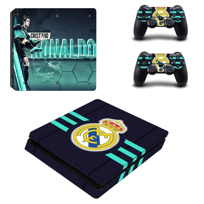 Cristiano Ronaldo decal skin for PS4 Slim Console and two .. Cristiano Ronaldo decal skin for PS4 Slim Console and two ..