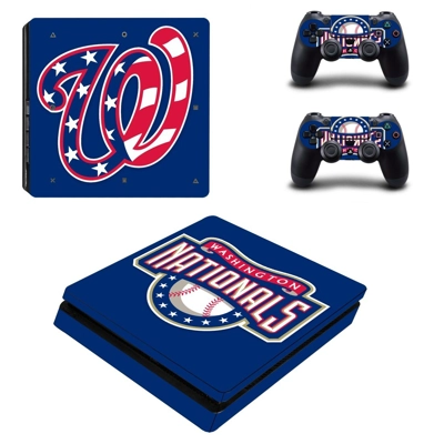 Washington Nationals decal skin for PS4 Slim Console and t.. Washington Nationals decal skin for PS4 Slim Console and t..
