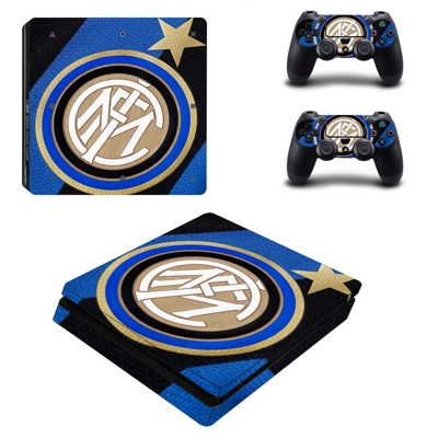Inter Milan decal skin for PS4 Slim Console and two contro.. Inter Milan decal skin for PS4 Slim Console and two contro..