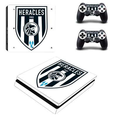 Heracles Almelo decal skin for PS4 Slim Console and two controllers