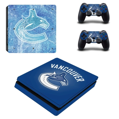 Vancouver decal skin for PS4 Slim Console and two controll.. Vancouver decal skin for PS4 Slim Console and two controll..