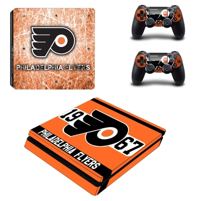 Philadelphia Flyers decal skin for PS4 Slim Console and tw.. Philadelphia Flyers decal skin for PS4 Slim Console and tw..