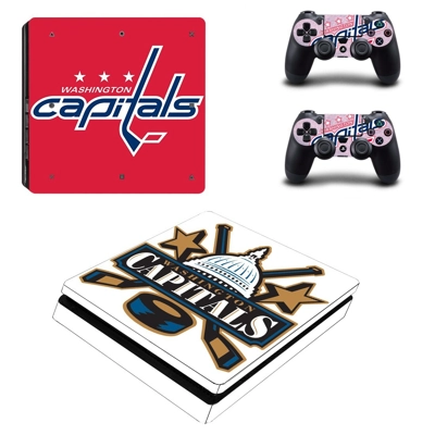 Washington Capitals decal skin for PS4 Slim Console and tw.. Washington Capitals decal skin for PS4 Slim Console and tw..
