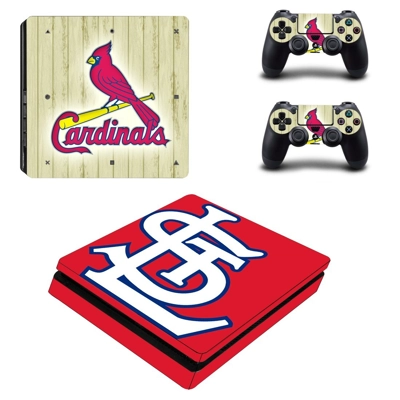 Arizona Cardinals decal skin for PS4 Slim Console and two .. Arizona Cardinals decal skin for PS4 Slim Console and two ..