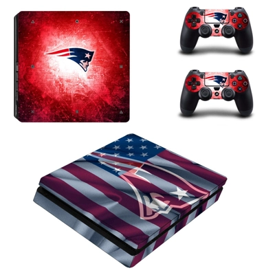 New England Patriots decal skin for PS4 Slim Console and t.. New England Patriots decal skin for PS4 Slim Console and t..