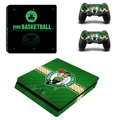 The Celtic Football Club decal skin for PS4 Slim Console and two controllers
