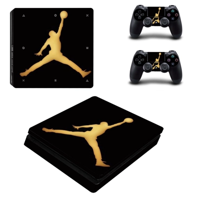 Air Jordan decal skin for PS4 Slim Console and two control.. Air Jordan decal skin for PS4 Slim Console and two control..