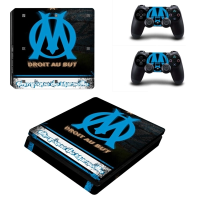 Olympique de Marseille decal skin for PS4 Slim Console and.. Olympique de Marseille decal skin for PS4 Slim Console and..