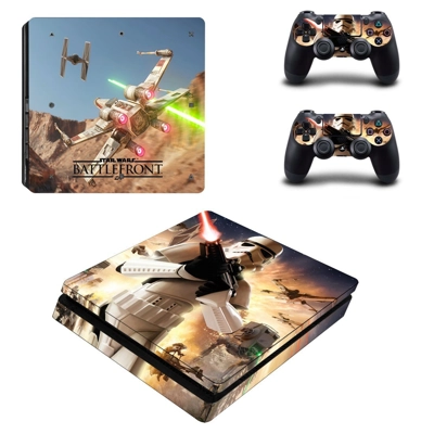 Star wars Battlefront decal skin for PS4 Slim Console and .. Star wars Battlefront decal skin for PS4 Slim Console and ..