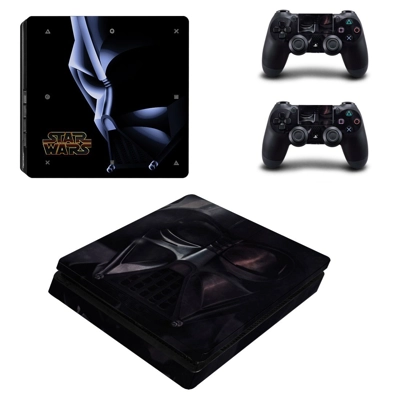 Star wars decal skin for PS4 Slim Console and two controllers