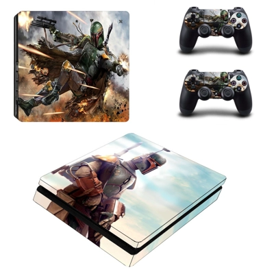 Star wars decal skin for PS4 Slim Console and two controllers
