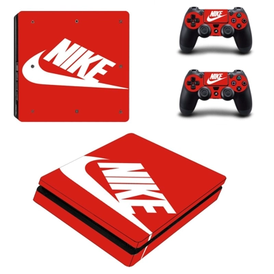 Nike decal skin for PS4 Slim Console and two controllers Nike decal skin for PS4 Slim Console and two controllers