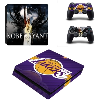 Kobe bryant decal skin for PS4 Slim Console and two controllers
