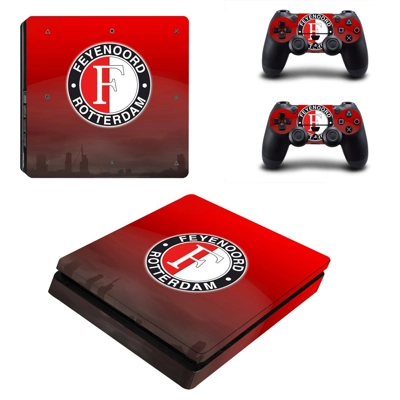 Feyenoord Rotterdam decal skin for PS4 Slim Console and tw..