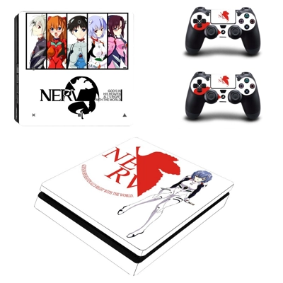 NERV God's in his heaven decal skin for PS4 Slim Console a.. NERV God's in his heaven decal skin for PS4 Slim Console a..
