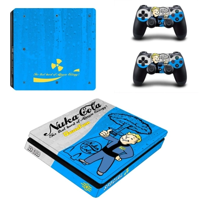 Vault Boy decal skin for PS4 Slim Console and two controll.. Vault Boy decal skin for PS4 Slim Console and two controll..