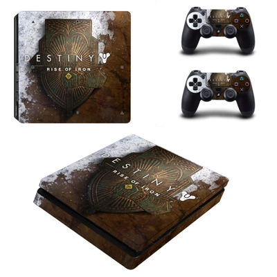 Destiny rise of iron decal skin for PS4 Slim Console and two controllers