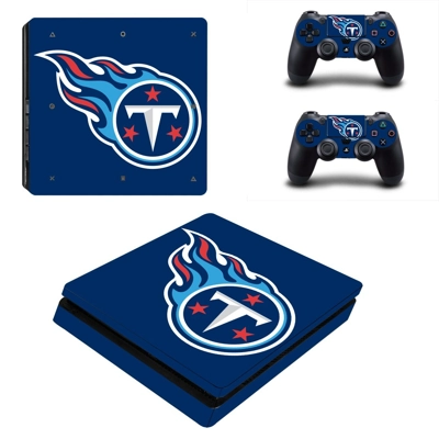 Tennessee titans decal skin for PS4 Slim Console and two controllers