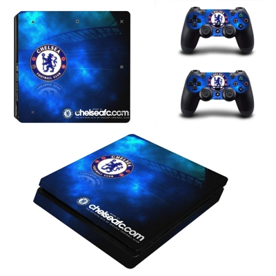 Chelsa Football Club decal skin for PS4 Slim Console and t..