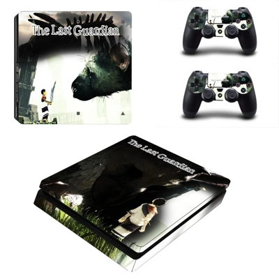 The Last Guardian decal skin for PS4 Slim Console and two controllers