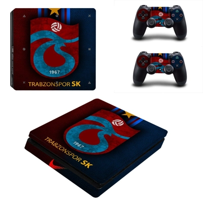 Trabzonspor SK decal skin for PS4 Slim Console and two con.. Trabzonspor SK decal skin for PS4 Slim Console and two con..