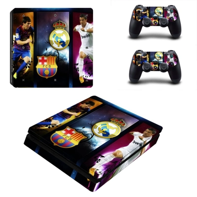Barcelona Real Mardrid decal skin for PS4 Slim Console and..