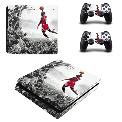 Jordan Fonds decal skin for PS4 Slim Console and two controllers