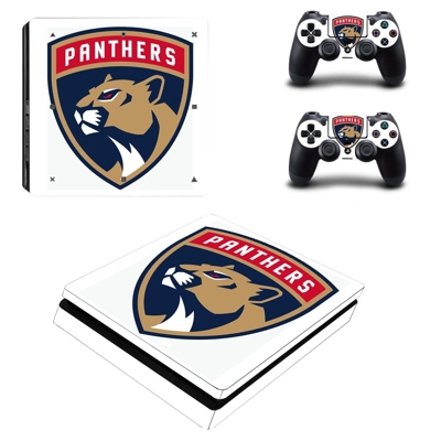 Florida Panthers decal skin for PS4 Slim Console and two controllers