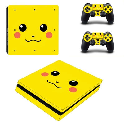 Pokemon Go decal skin for PS4 Slim Console and two controllers