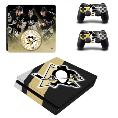 Pittsburgh Steelers decal skin for PS4 Slim Console and tw.. Pittsburgh Steelers decal skin for PS4 Slim Console and tw..