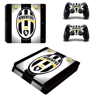 Juventus decal skin for PS4 Slim Console and two controllers Juventus decal skin for PS4 Slim Console and two controllers