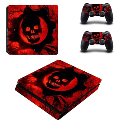 Gears of war tattoo decal skin for PS4 Slim Console and tw.. Gears of war tattoo decal skin for PS4 Slim Console and tw..