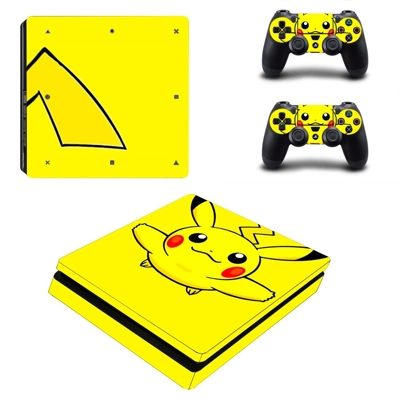 Pokemon go Pikachu decal skin for PS4 Slim Console and two.. Pokemon go Pikachu decal skin for PS4 Slim Console and two..