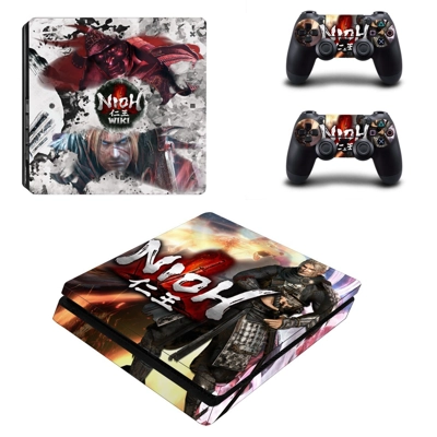 Nioh decal skin for PS4 Slim Console and two controllers