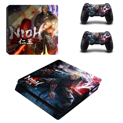Nioh decal skin for PS4 Slim Console and two controllers
