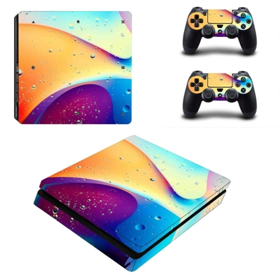 Water wallpaper decal skin for PS4 Slim Console and two co.. Water wallpaper decal skin for PS4 Slim Console and two co..
