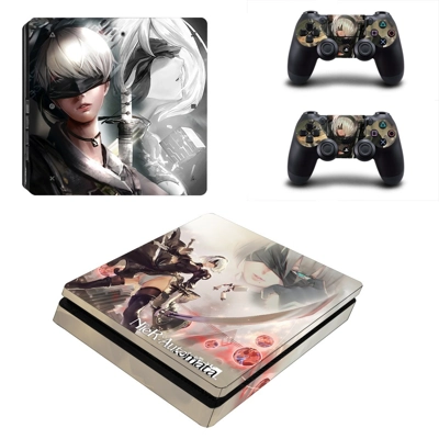 Nier Automata decal skin for PS4 Slim Console and two controllers
