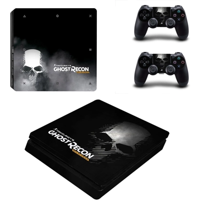 Ghost Recon decal skin for PS4 Slim Console and two contro..