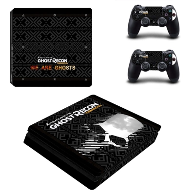 Ghost Recon decal skin for PS4 Slim Console and two contro..