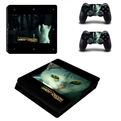 Ghost Recon decal skin for PS4 Slim Console and two contro..