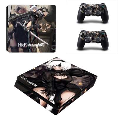 Nier Automata decal skin for PS4 Slim Console and two controllers