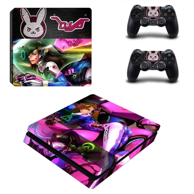 Overwatch widowmaker decal skin for PS4 Slim Console and t.. Overwatch widowmaker decal skin for PS4 Slim Console and t..