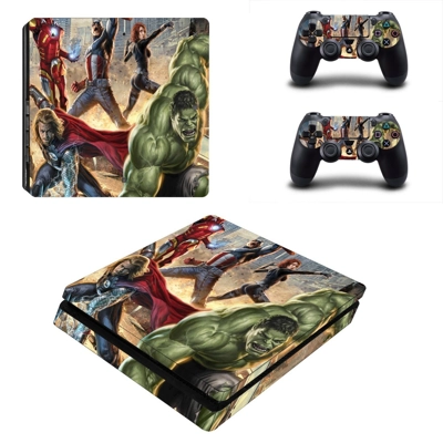 Avengers age of ultron decal skin for PS4 Slim Console and..