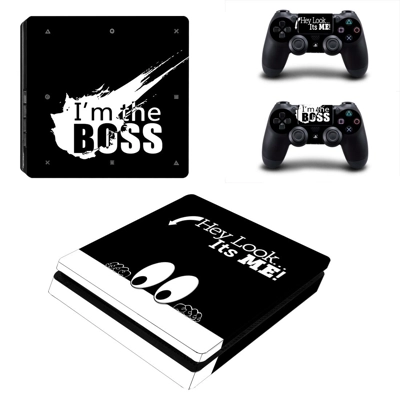 Hey Look its me decal skin for PS4 Slim Console and two co..