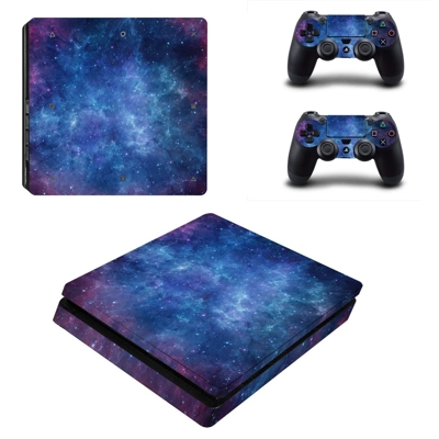 Sky stars decal skin for PS4 Slim Console and two controll.. Sky stars decal skin for PS4 Slim Console and two controll..