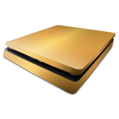 Classic orange decal skin for PS4 Slim Console and two con..